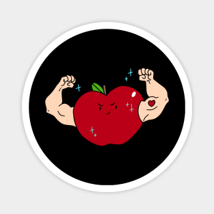 Buff Arms Apple Magnet